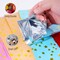 48 Pieces of Thicker Gift Bags with Handles, Plastic Party Candy Bags with Sparkling Stars, Suitable for All Kinds of Holiday Parties